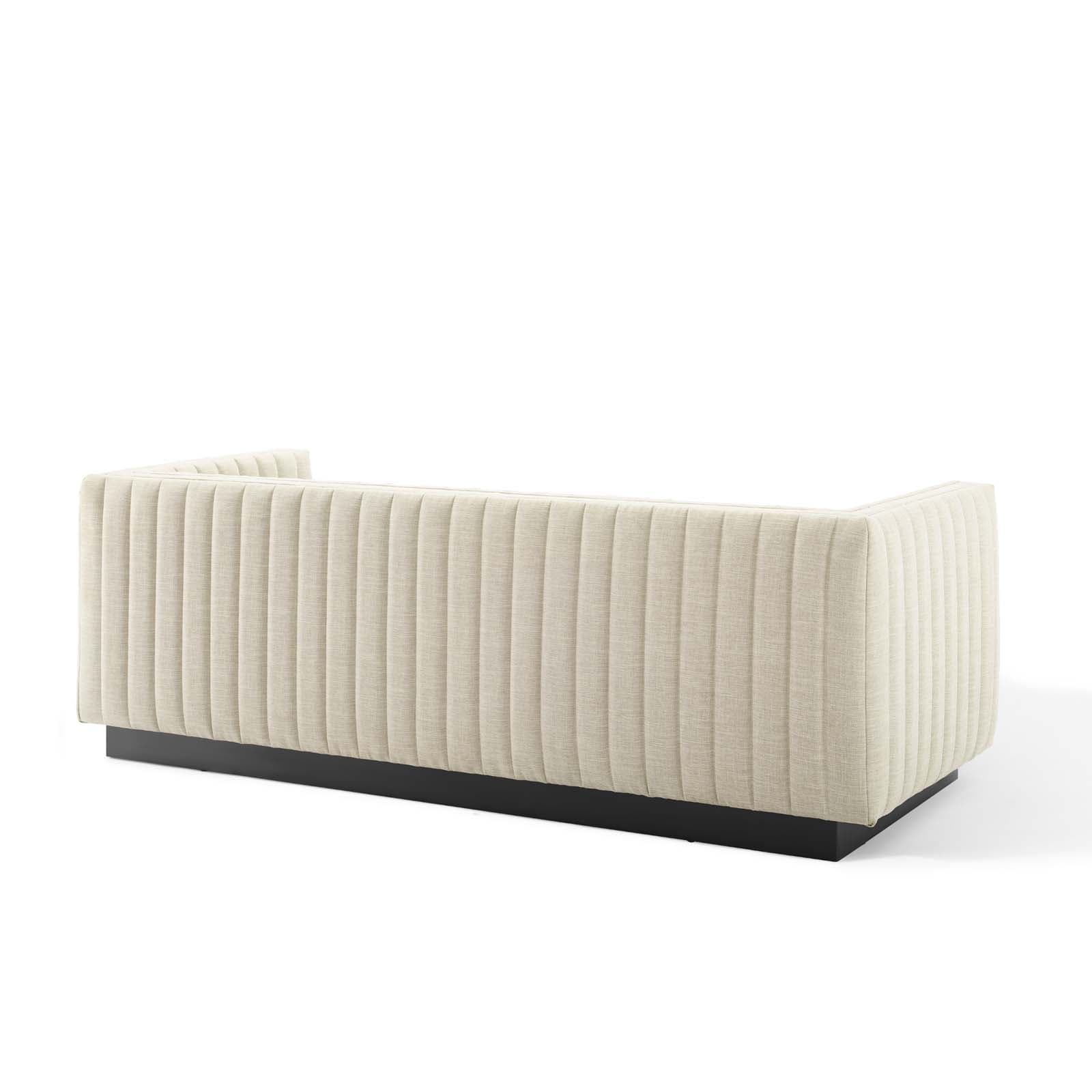 Modway Perception Tufted Upholstered Fabric Sofa | Sofas | Modishstore-17