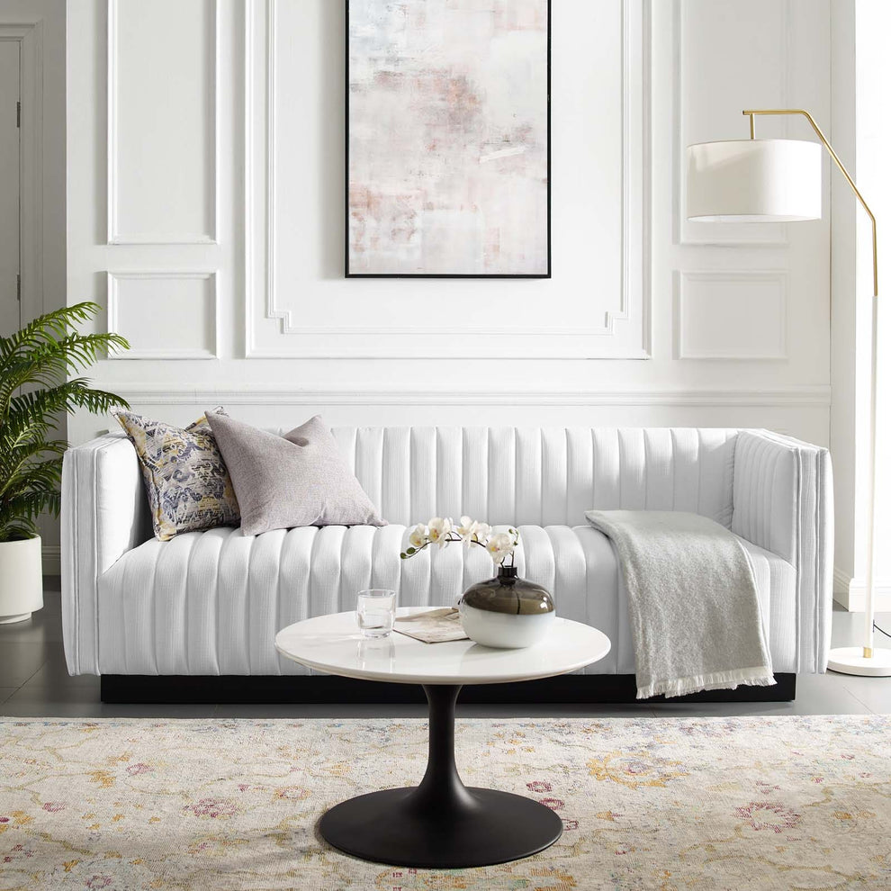 Modway Perception Tufted Upholstered Fabric Sofa - EEI-3928 | Sofas | Modishstore - 22