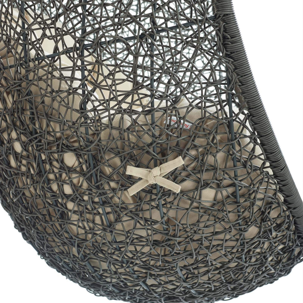 Modway Hide Outdoor Patio Sunbrella Swing Chair With Stand - EEI-3929 | Outdoor Porch Swings | Modishstore - 8