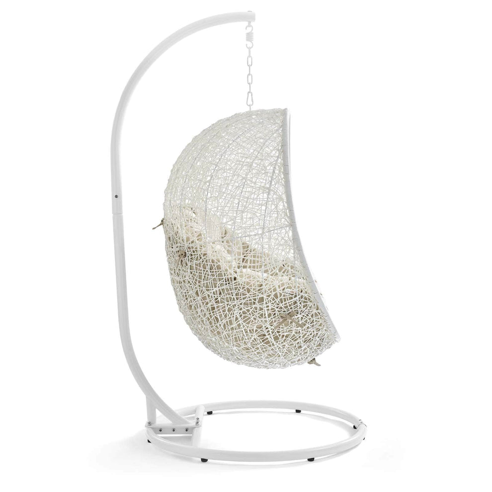 Modway Hide Outdoor Patio Sunbrella Swing Chair With Stand - EEI-3929 | Outdoor Porch Swings | Modishstore - 34