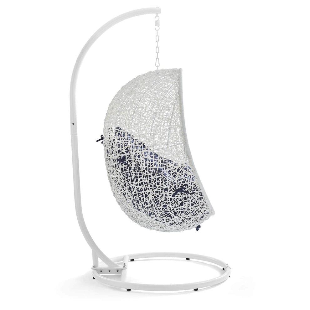 Modway Hide Outdoor Patio Sunbrella Swing Chair With Stand - EEI-3929 | Outdoor Porch Swings | Modishstore - 45