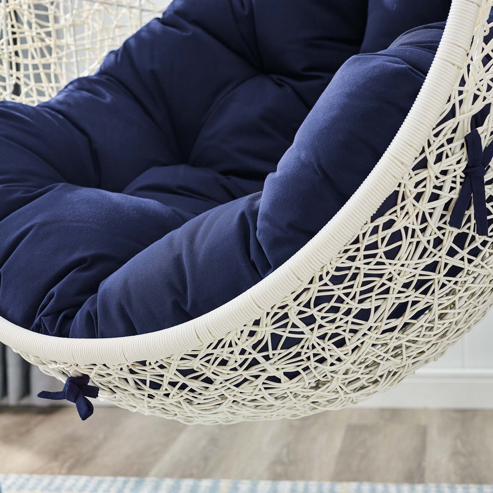 Modway Hide Outdoor Patio Sunbrella Swing Chair With Stand - EEI-3929 | Outdoor Porch Swings | Modishstore - 49