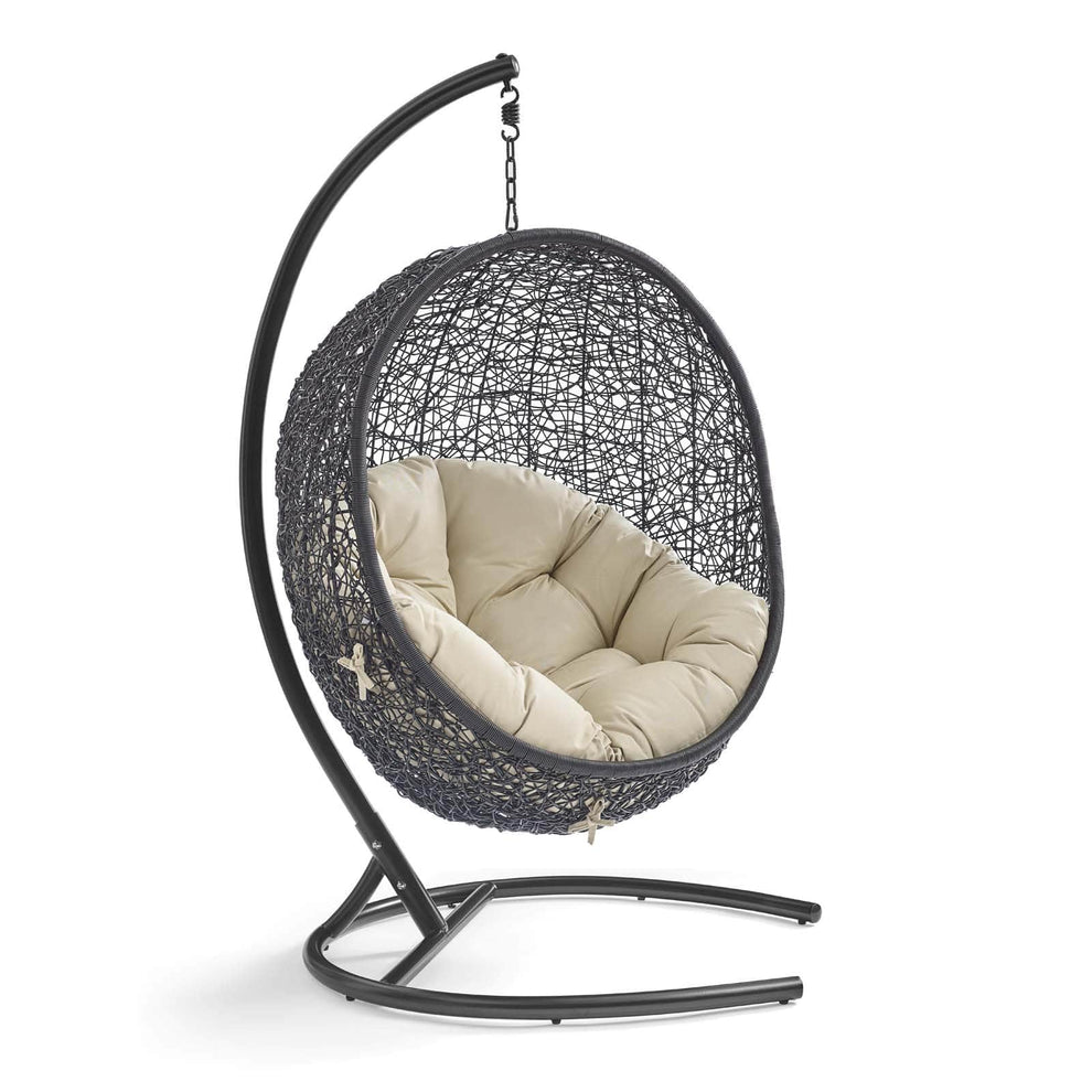 Modway Encase Sunbrella Swing Outdoor Patio Lounge Chair - EEI-3943 | Outdoor Porch Swings | Modishstore - 3