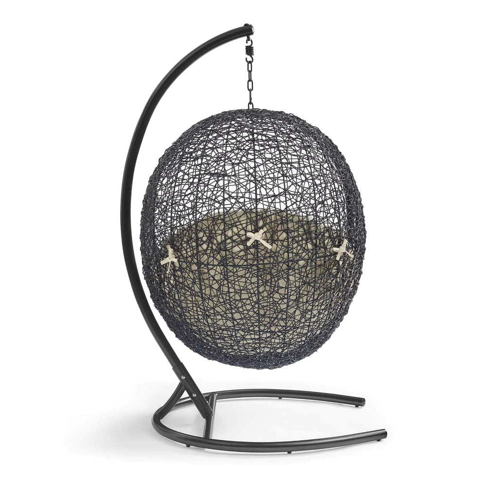 Modway Encase Sunbrella Swing Outdoor Patio Lounge Chair - EEI-3943 | Outdoor Porch Swings | Modishstore - 5