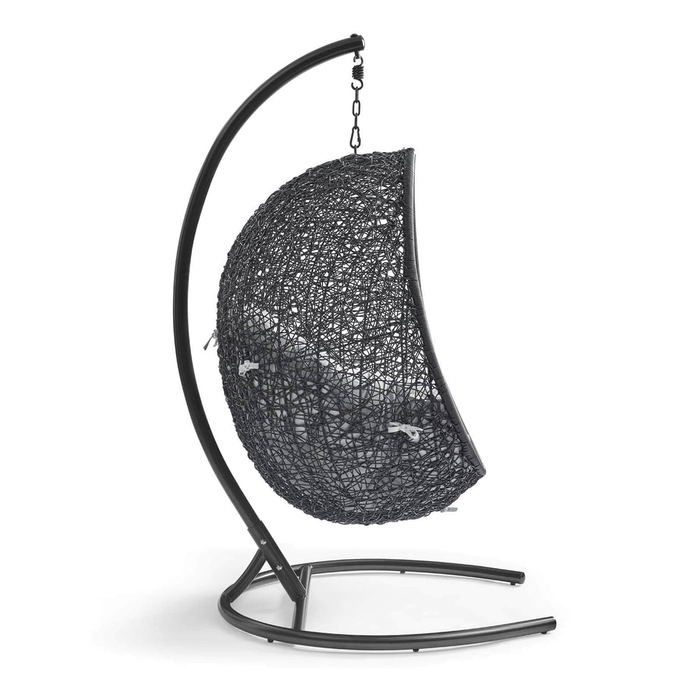 Modway Encase Sunbrella Swing Outdoor Patio Lounge Chair - EEI-3943 | Outdoor Porch Swings | Modishstore - 11