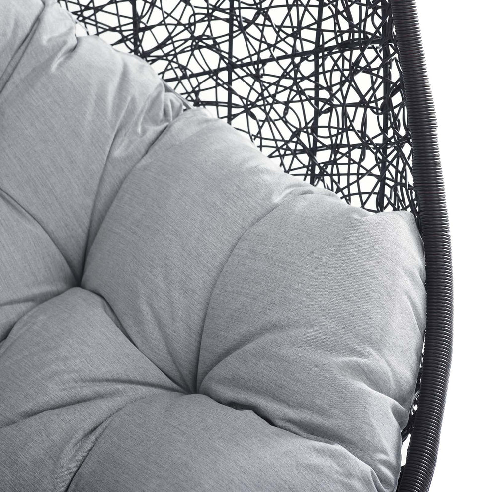 Modway Encase Sunbrella Swing Outdoor Patio Lounge Chair - EEI-3943 | Outdoor Porch Swings | Modishstore - 14