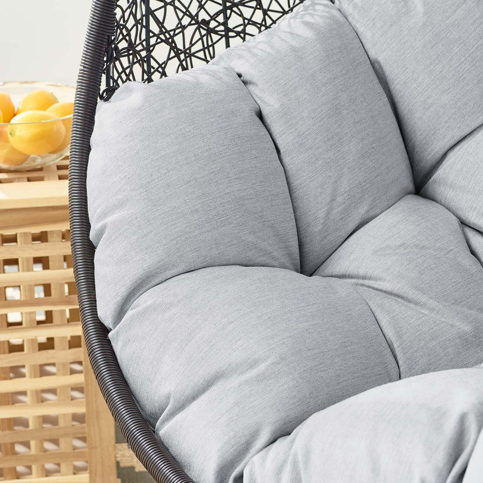 Modway Encase Sunbrella Swing Outdoor Patio Lounge Chair - EEI-3943 | Outdoor Porch Swings | Modishstore - 15