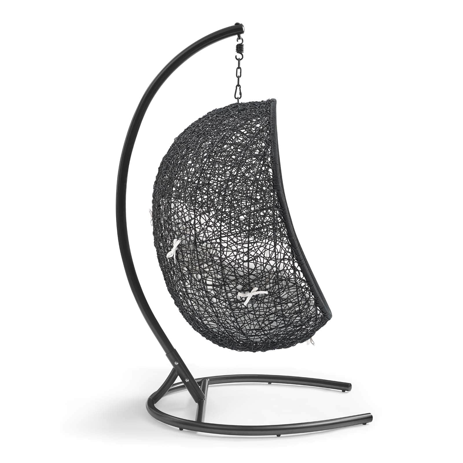 Modway Encase Sunbrella Swing Outdoor Patio Lounge Chair | Outdoor Porch Swings | Modishstore-26