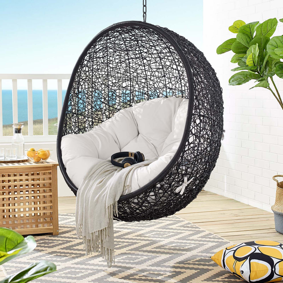 Modway Encase Sunbrella Swing Outdoor Patio Lounge Chair - EEI-3943 | Outdoor Porch Swings | Modishstore - 24