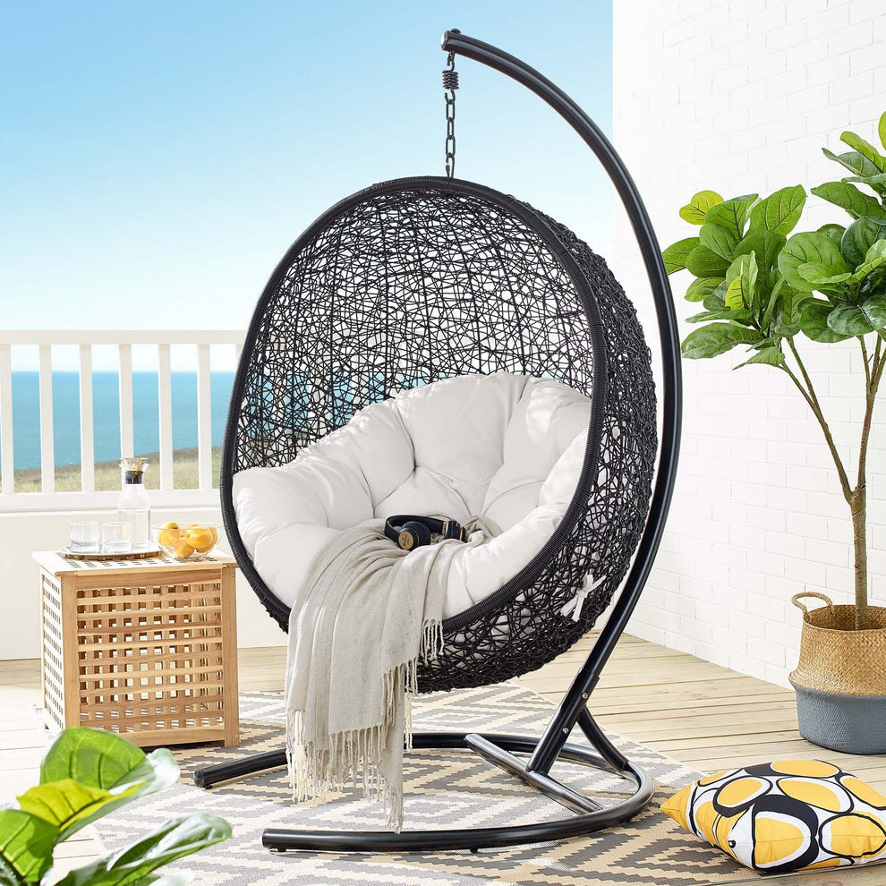 Modway Encase Sunbrella Swing Outdoor Patio Lounge Chair - EEI-3943 | Outdoor Porch Swings | Modishstore - 23