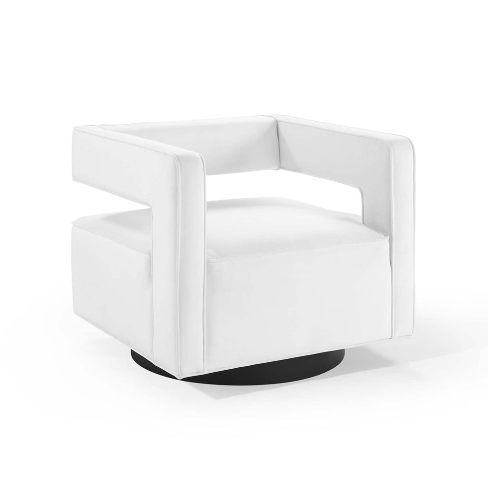 Modway Booth Performance Velvet Swivel Armchair - EEI-3948 | Armchairs | Modishstore - 25