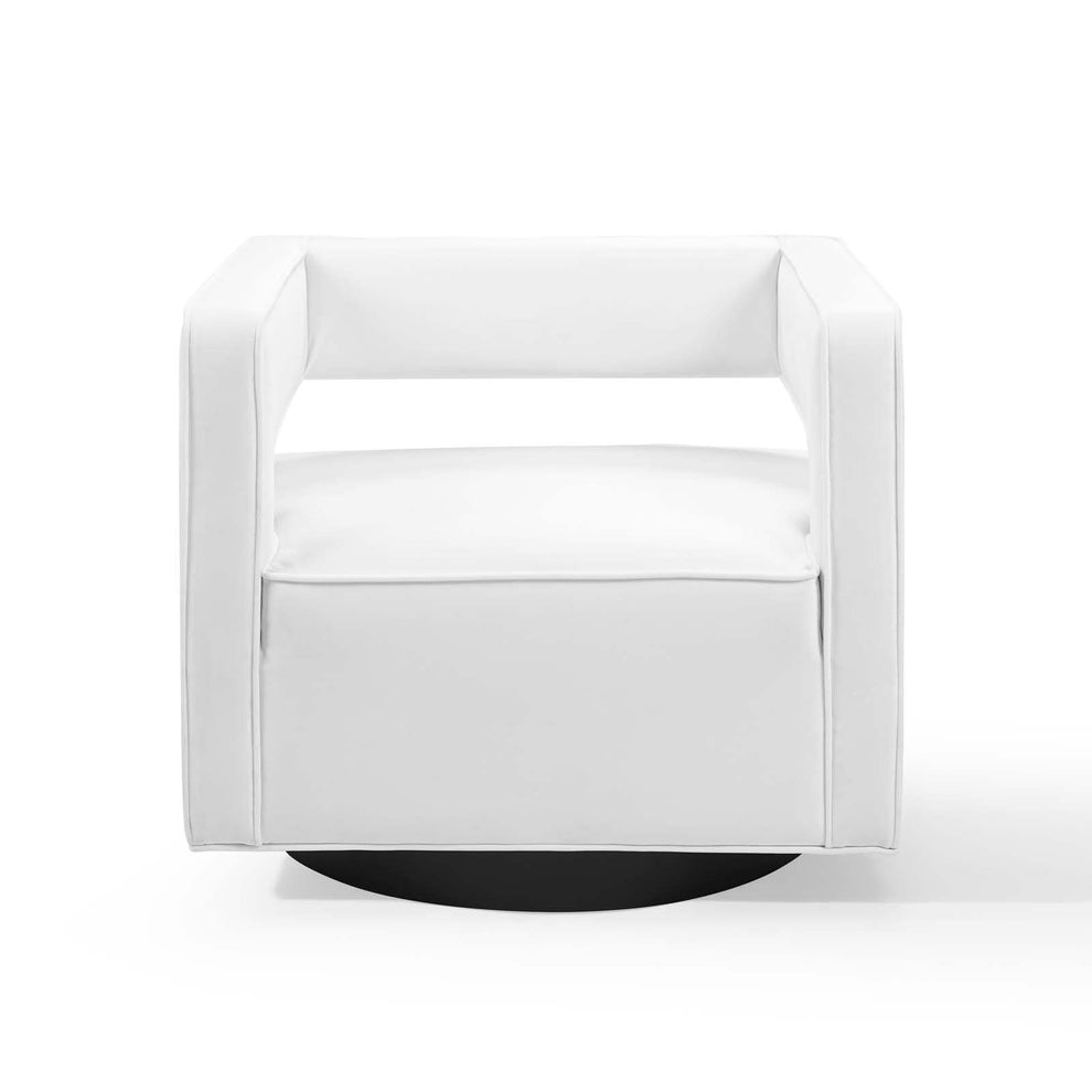 Modway Booth Performance Velvet Swivel Armchair - EEI-3948 | Armchairs | Modishstore - 29