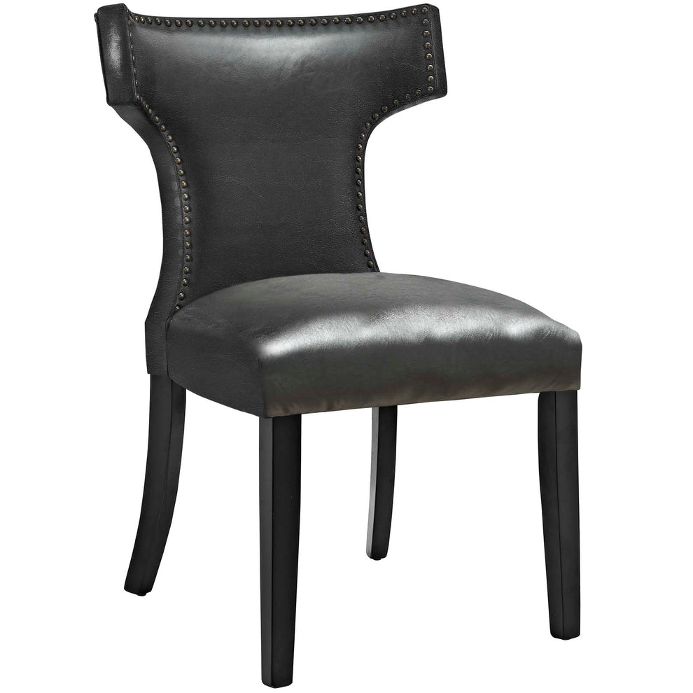 Modway Curve Dining Chair Vinyl Set of 2 - EEI-3949 | Dining Chairs | Modishstore - 3