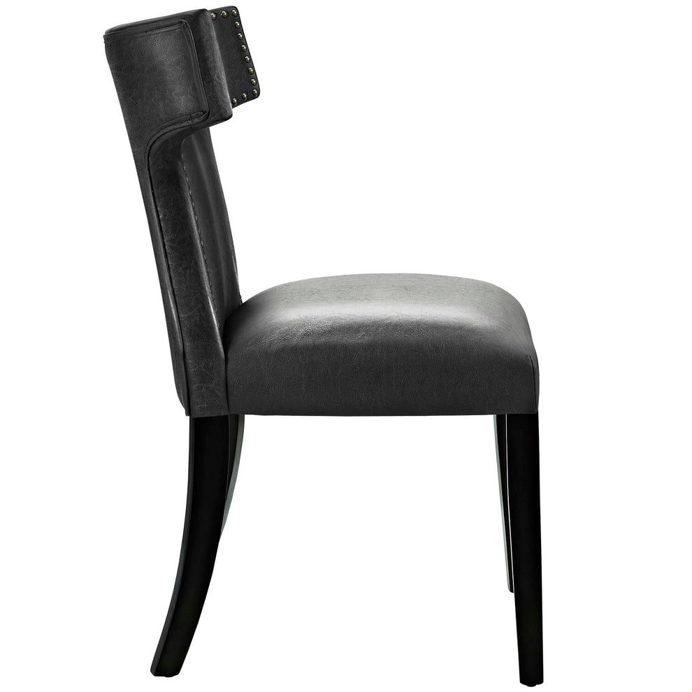 Modway Curve Dining Chair Vinyl Set of 2 - EEI-3949 | Dining Chairs | Modishstore - 4