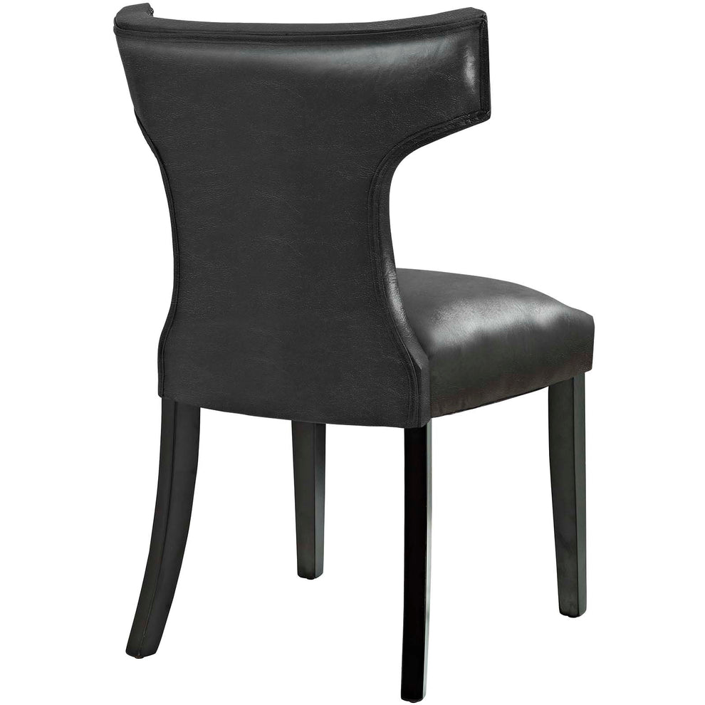 Modway Curve Dining Chair Vinyl Set of 2 - EEI-3949 | Dining Chairs | Modishstore - 5
