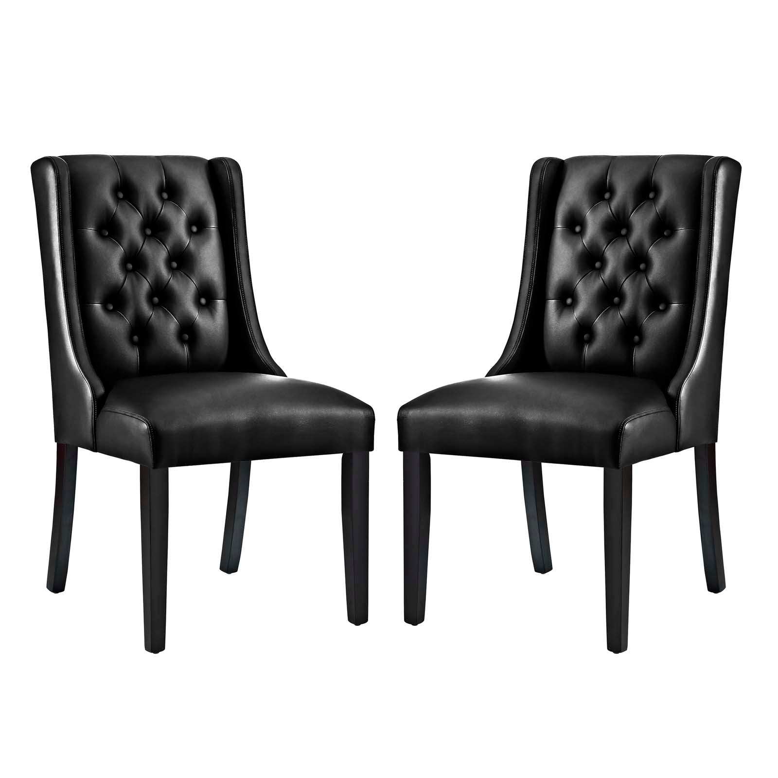 Modway Baronet Dining Chair Vinyl Set of 2 - EEI-3950 | Dining Chairs | Modishstore-2