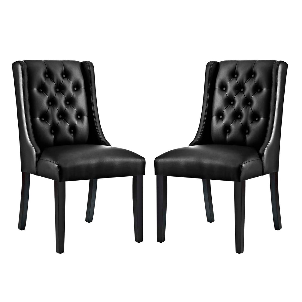 Modway Baronet Dining Chair Vinyl Set of 2 - EEI-3950 | Dining Chairs | Modishstore - 2