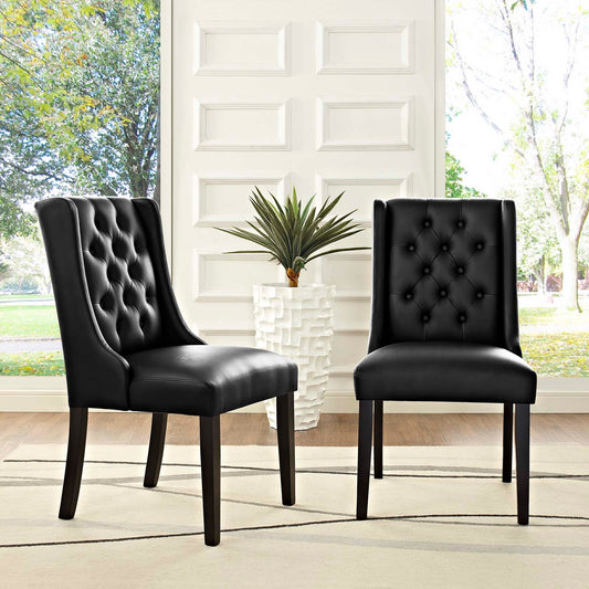 Modway Baronet Dining Chair Vinyl Set of 2 - EEI-3950 | Dining Chairs | Modishstore-1