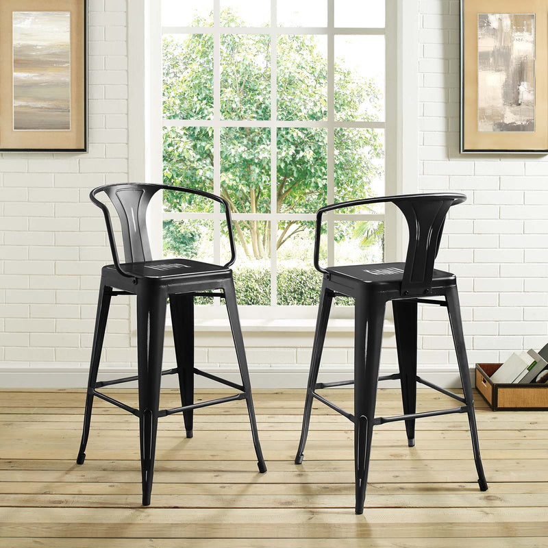 Promenade Bar Stool Set of 2 By Modway - EEI-3952 | Bar stools | Modishstore - 1