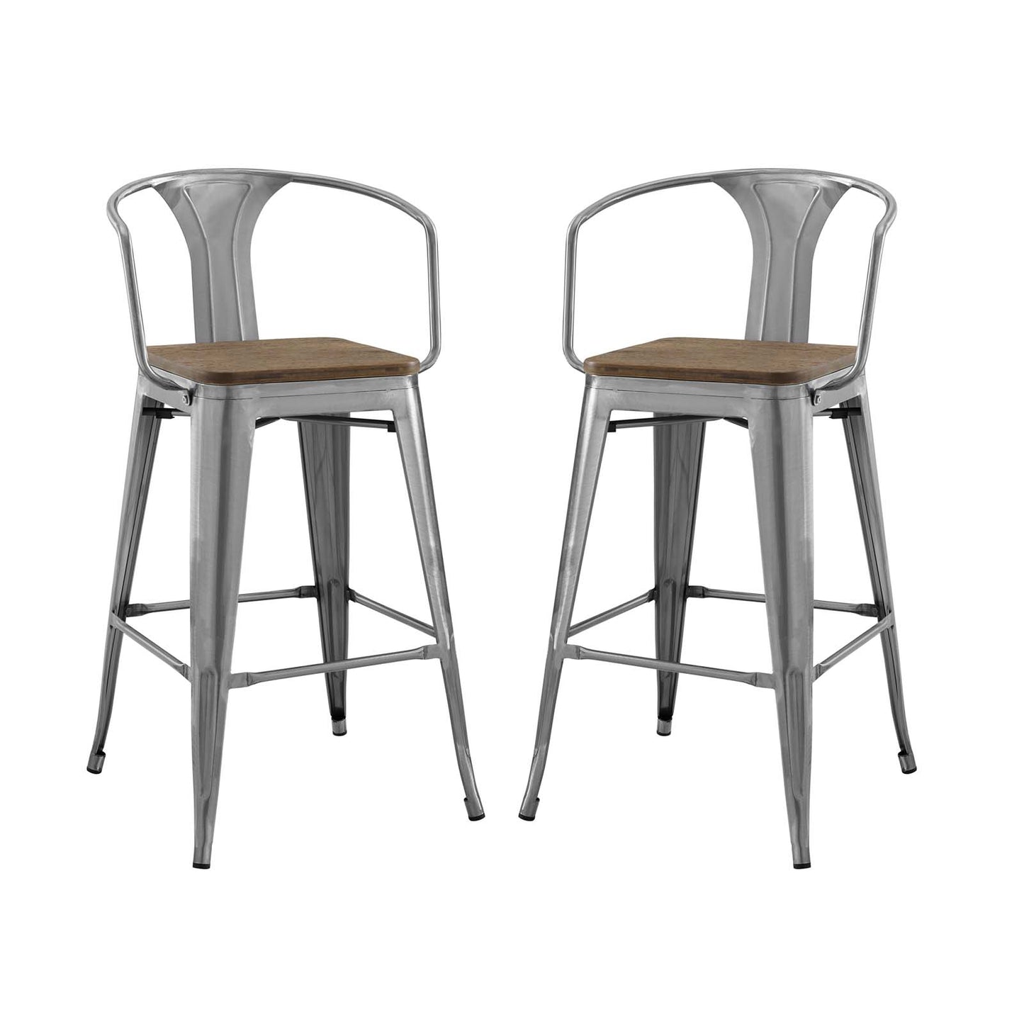 Modway Promenade Bar Stool Set of 2 - EEI-3954 | Bar Stools | Modishstore - 7
