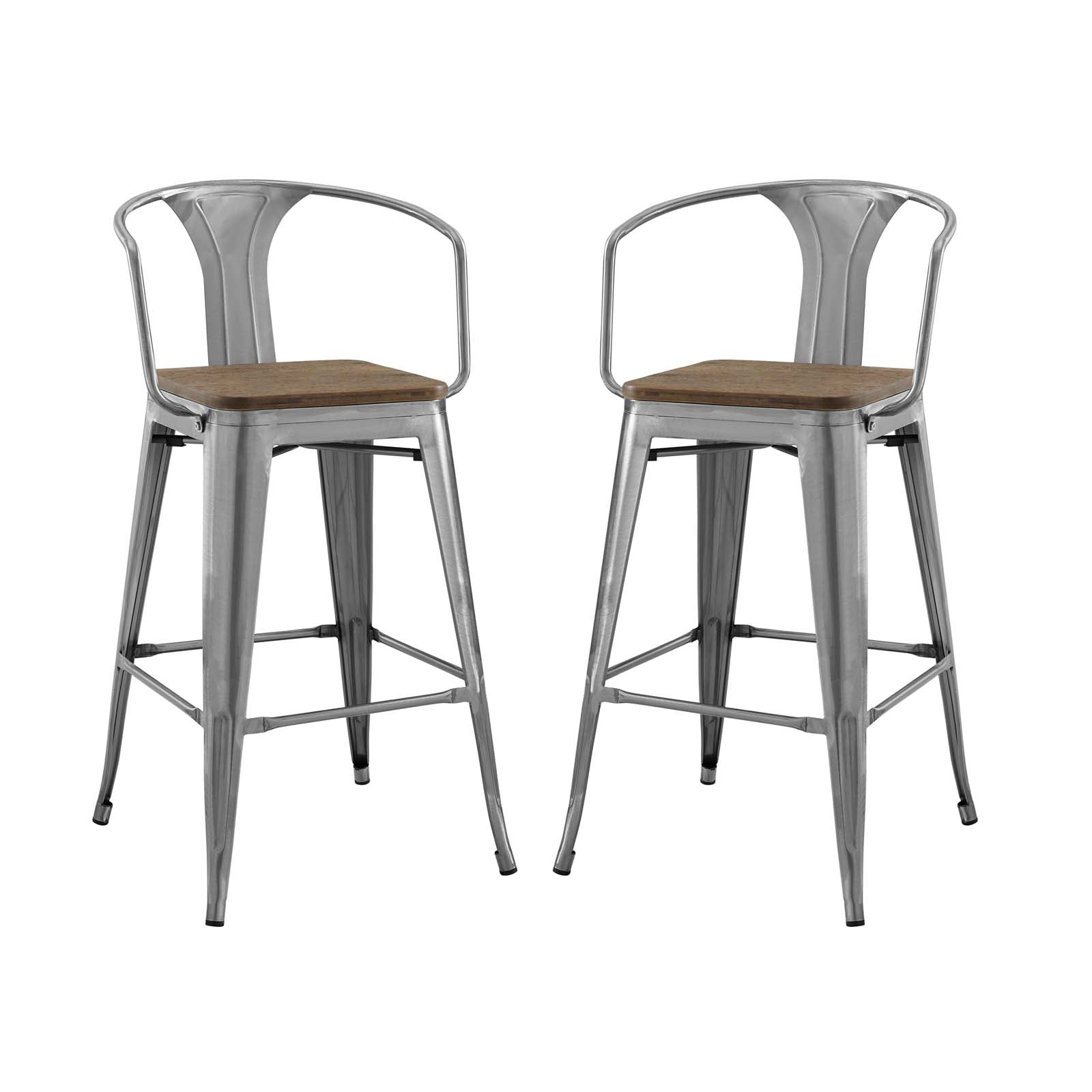 Modway Promenade Bar Stool Set of 2 - EEI-3954 | Bar Stools | Modishstore - 7