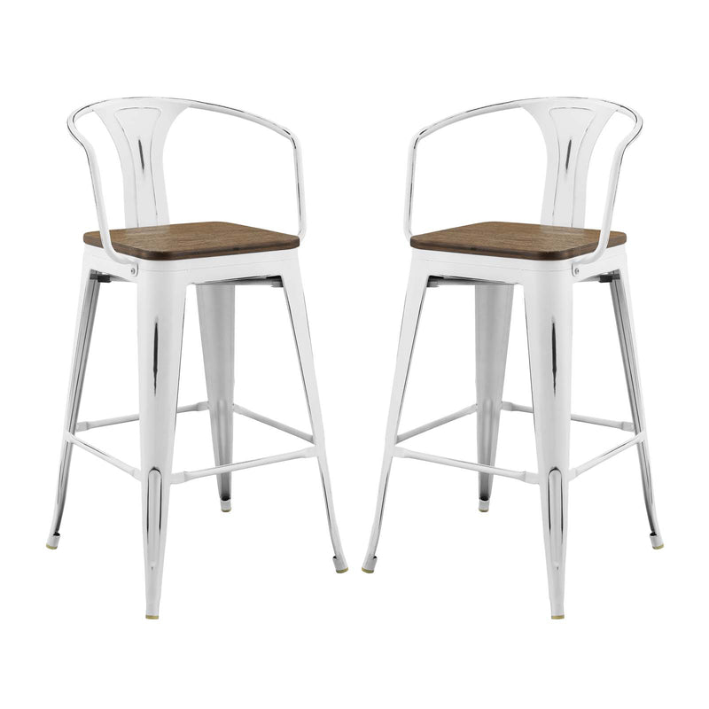 Modway Promenade Bar Stool Set of 2 - EEI-3954 | Bar Stools | Modishstore - 12