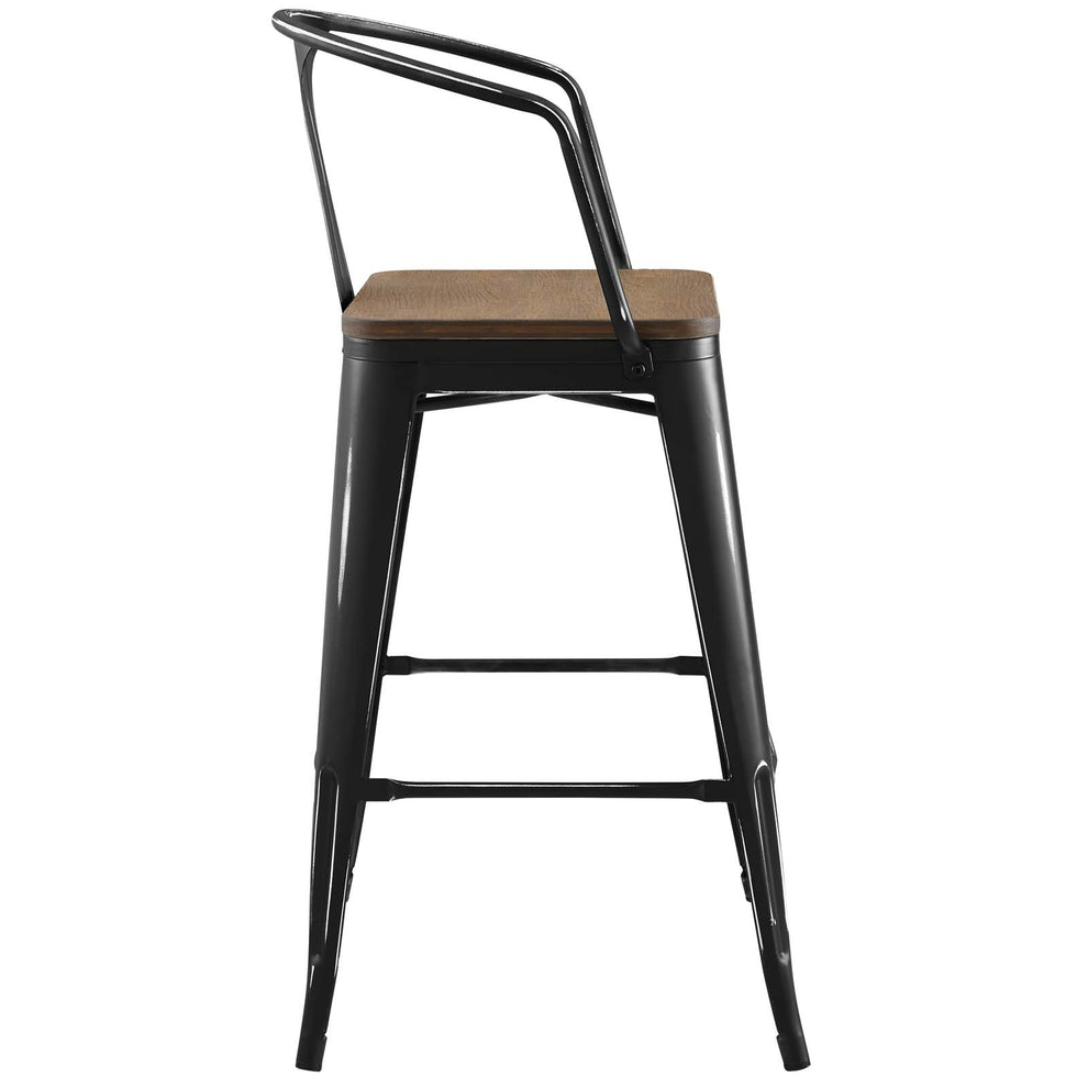 Modway Promenade Bar Stool Set of 4 - EEI-3955 | Bar Stools | Modishstore - 4