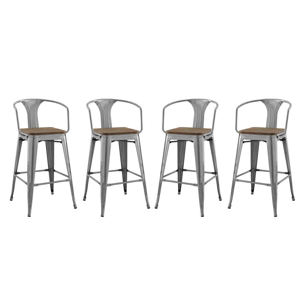 Modway Promenade Bar Stool Set of 4 - EEI-3955 | Bar Stools | Modishstore - 6