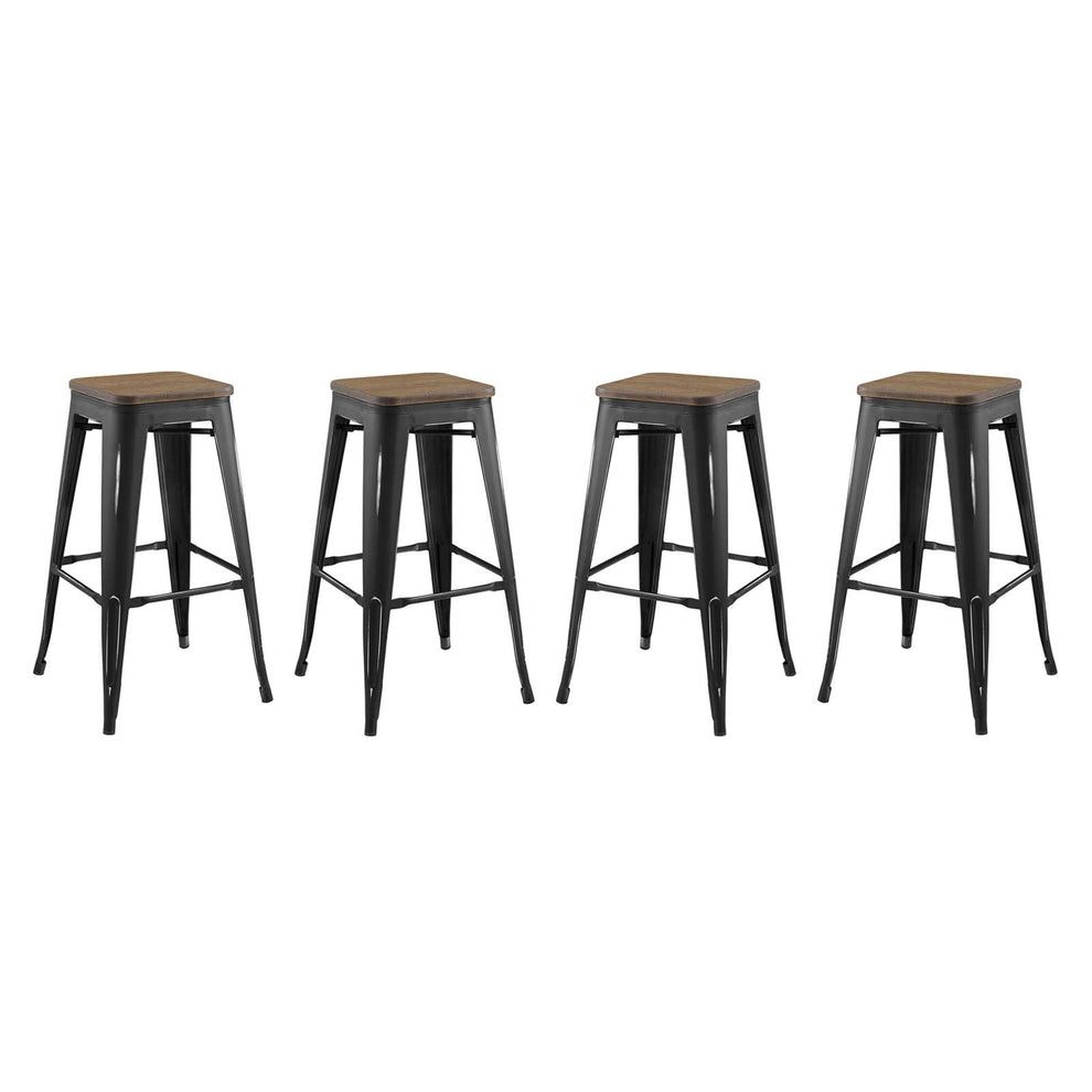Promenade Bar Stool Set of 4 By Modway - EEI-3957 | Bar Stools | Modishstore - 2