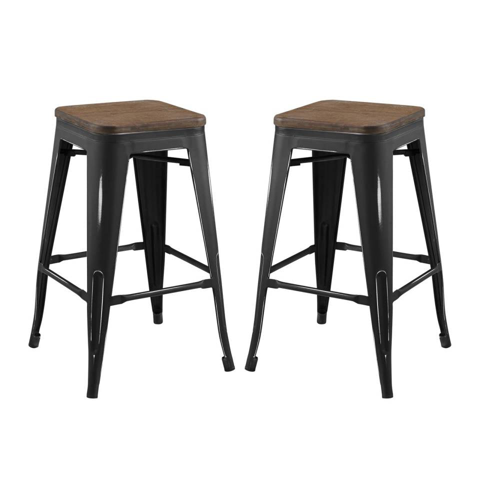 Modway Promenade Counter Stool Set of 2 - EEI-3958 | Counter Stools | Modishstore - 2
