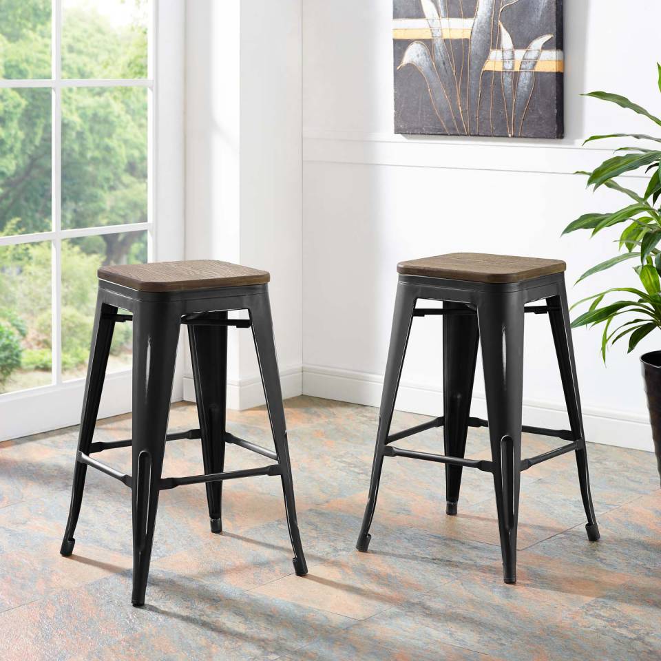 Modway Promenade Counter Stool Set of 2 - EEI-3958 | Counter Stools | Modishstore - 1