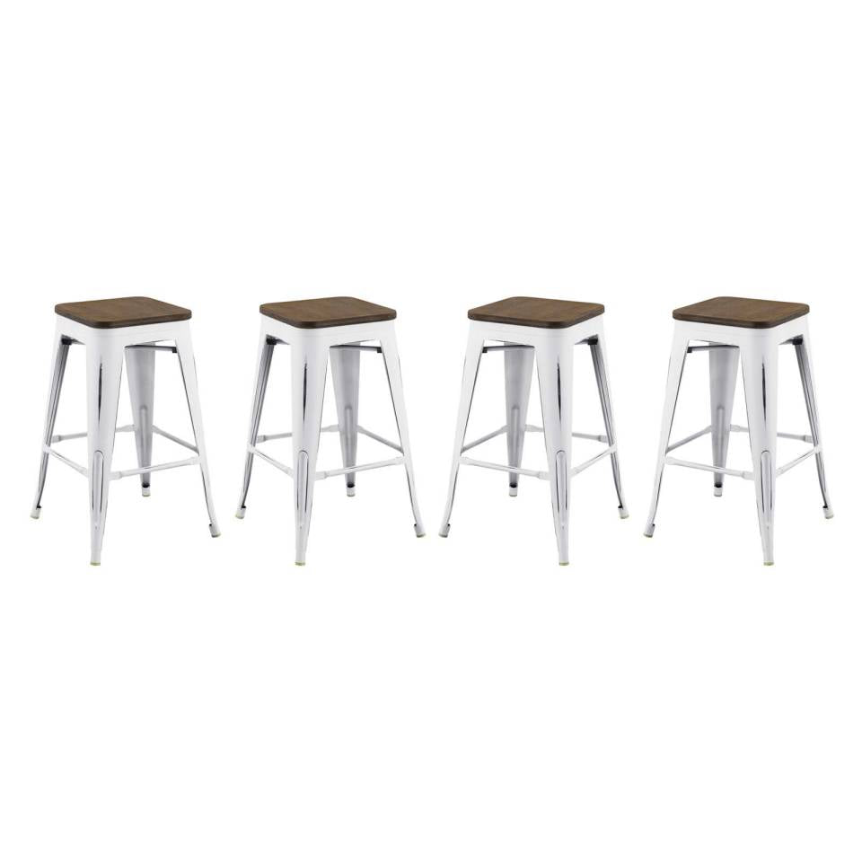 Modway Promenade Counter Stool Set of 4 - EEI-3959 | Bar Stools | Modishstore - 5