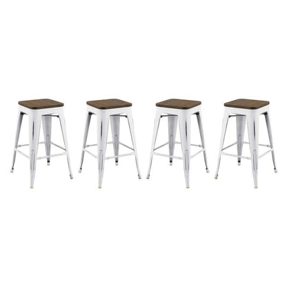 Modway Promenade Counter Stool Set of 4 - EEI-3959 | Bar Stools | Modishstore - 5