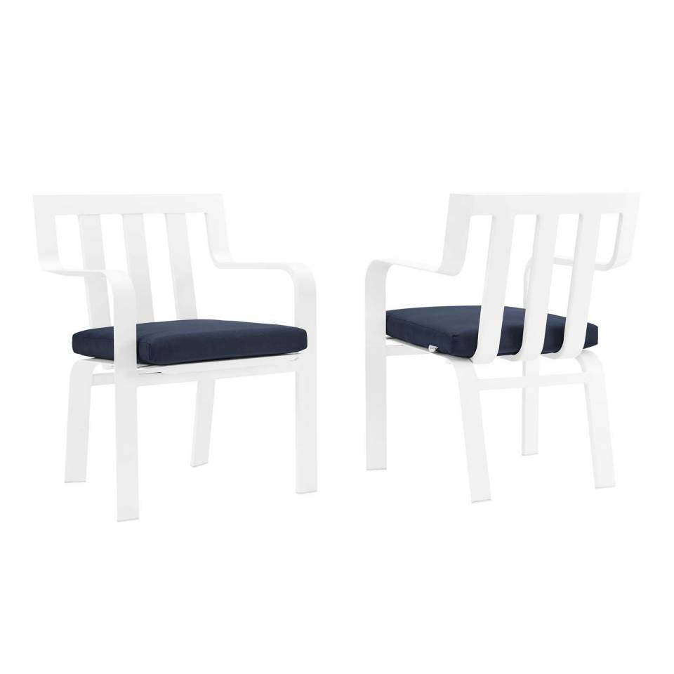 Modway Baxley Outdoor Patio Aluminum Armchair Set of 2 - EEI-3961 | Outdoor Chairs | Modishstore - 8