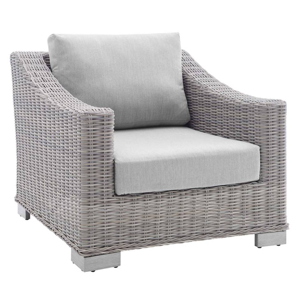 Modway Conway Sunbrella® Outdoor Patio Wicker Rattan Armchair - EEI-3972 | Outdoor Chairs | Modishstore - 2