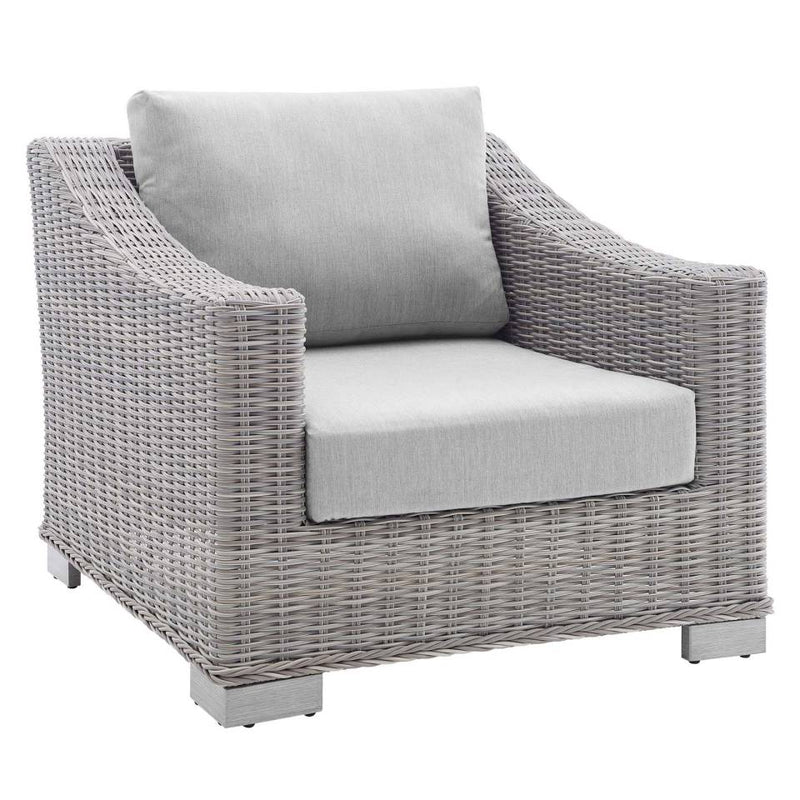 Modway Conway Sunbrella® Outdoor Patio Wicker Rattan Armchair | Outdoor Chairs | Modishstore-2