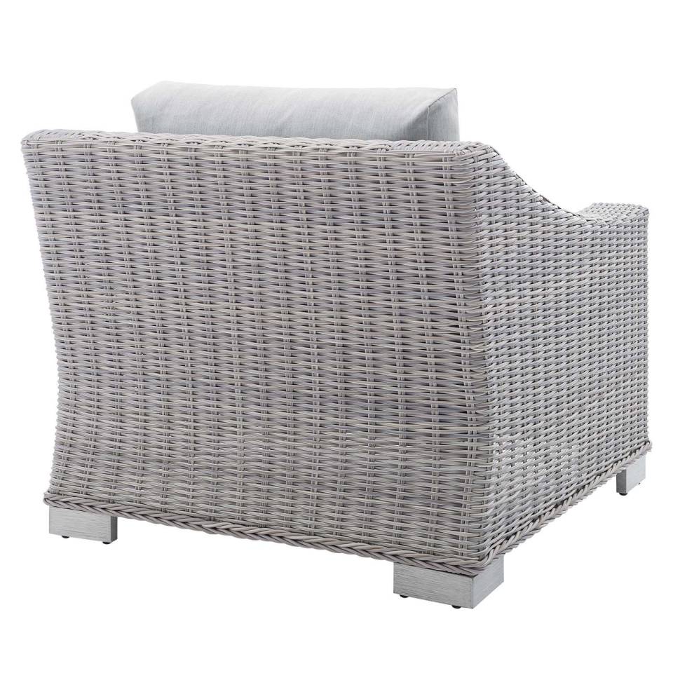 Modway Conway Sunbrella® Outdoor Patio Wicker Rattan Armchair - EEI-3972 | Outdoor Chairs | Modishstore - 4