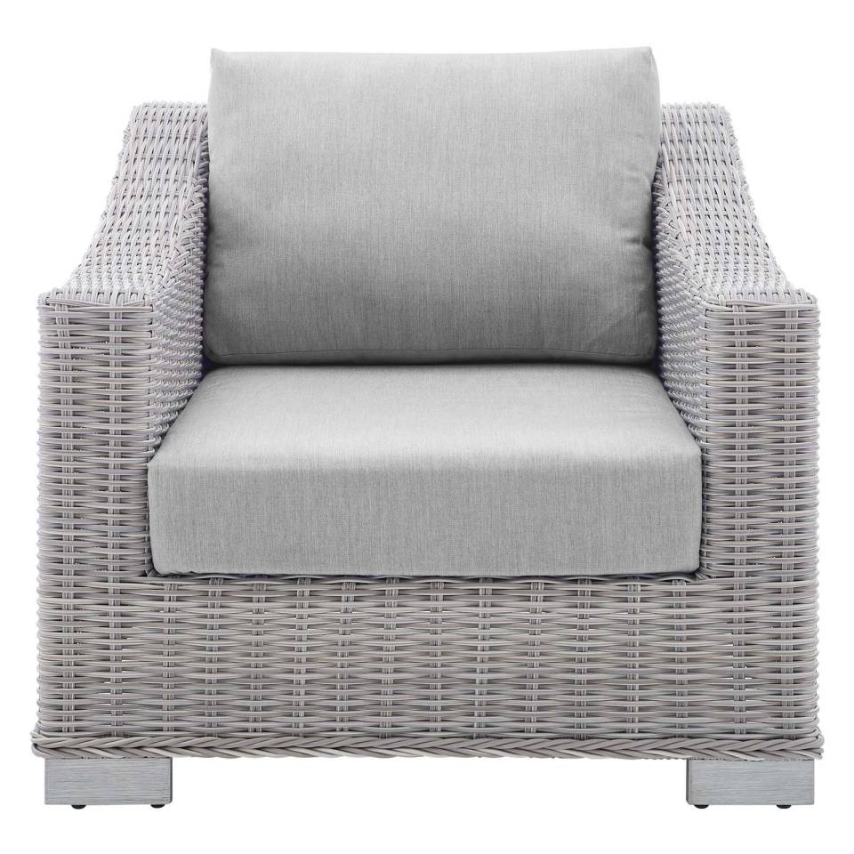 Modway Conway Sunbrella® Outdoor Patio Wicker Rattan Armchair - EEI-3972 | Outdoor Chairs | Modishstore - 5