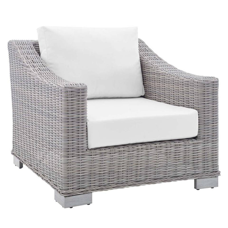 Modway Conway Sunbrella® Outdoor Patio Wicker Rattan Armchair | Outdoor Chairs | Modishstore-10
