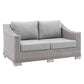 Modway Conway Sunbrella® Outdoor Patio Wicker Rattan Loveseat - EEI-3973 | Outdoor Sofas, Loveseats & Sectionals | Modishstore - 1