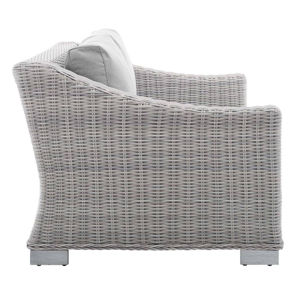Modway Conway Sunbrella® Outdoor Patio Wicker Rattan Loveseat - EEI-3973 | Outdoor Sofas, Loveseats & Sectionals | Modishstore - 2