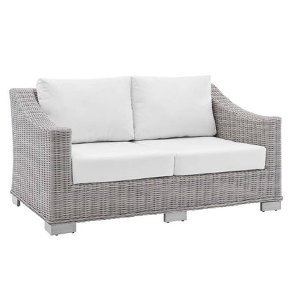 Modway Conway Sunbrella® Outdoor Patio Wicker Rattan Loveseat - EEI-3973 | Outdoor Sofas, Loveseats & Sectionals | Modishstore - 10