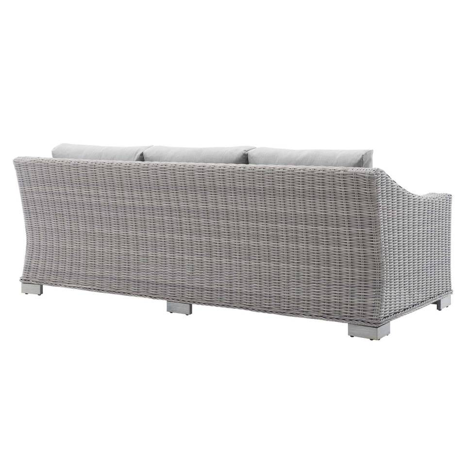 Modway Conway Sunbrella® Outdoor Patio Wicker Rattan Sofa - EEI-3974 | Outdoor Sofas, Loveseats & Sectionals | Modishstore - 3