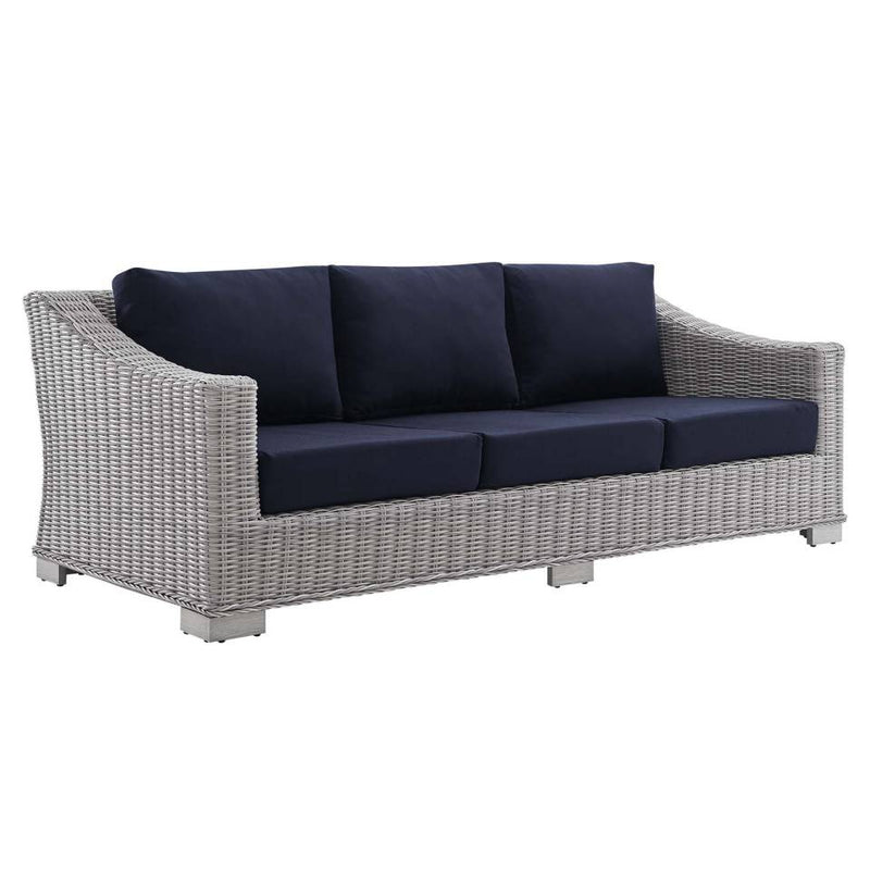 Modway Conway Sunbrella® Outdoor Patio Wicker Rattan Sofa - EEI-3974 | Outdoor Sofas, Loveseats & Sectionals | Modishstore - 9