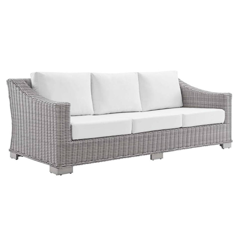 Modway Conway Sunbrella® Outdoor Patio Wicker Rattan Sofa - EEI-3974 | Outdoor Sofas, Loveseats & Sectionals | Modishstore - 10