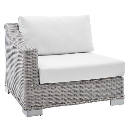 Modway Conway Sunbrella® Outdoor Patio Wicker Rattan Left-Arm Chair - EEI-3975 | Outdoor Sofas, Loveseats & Sectionals | Modishstore - 10