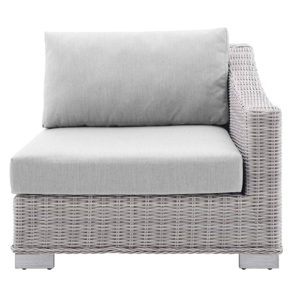 Modway Conway Sunbrella® Outdoor Patio Wicker Rattan Right-Arm Chair - EEI-3976 | Outdoor Chairs | Modishstore - 4