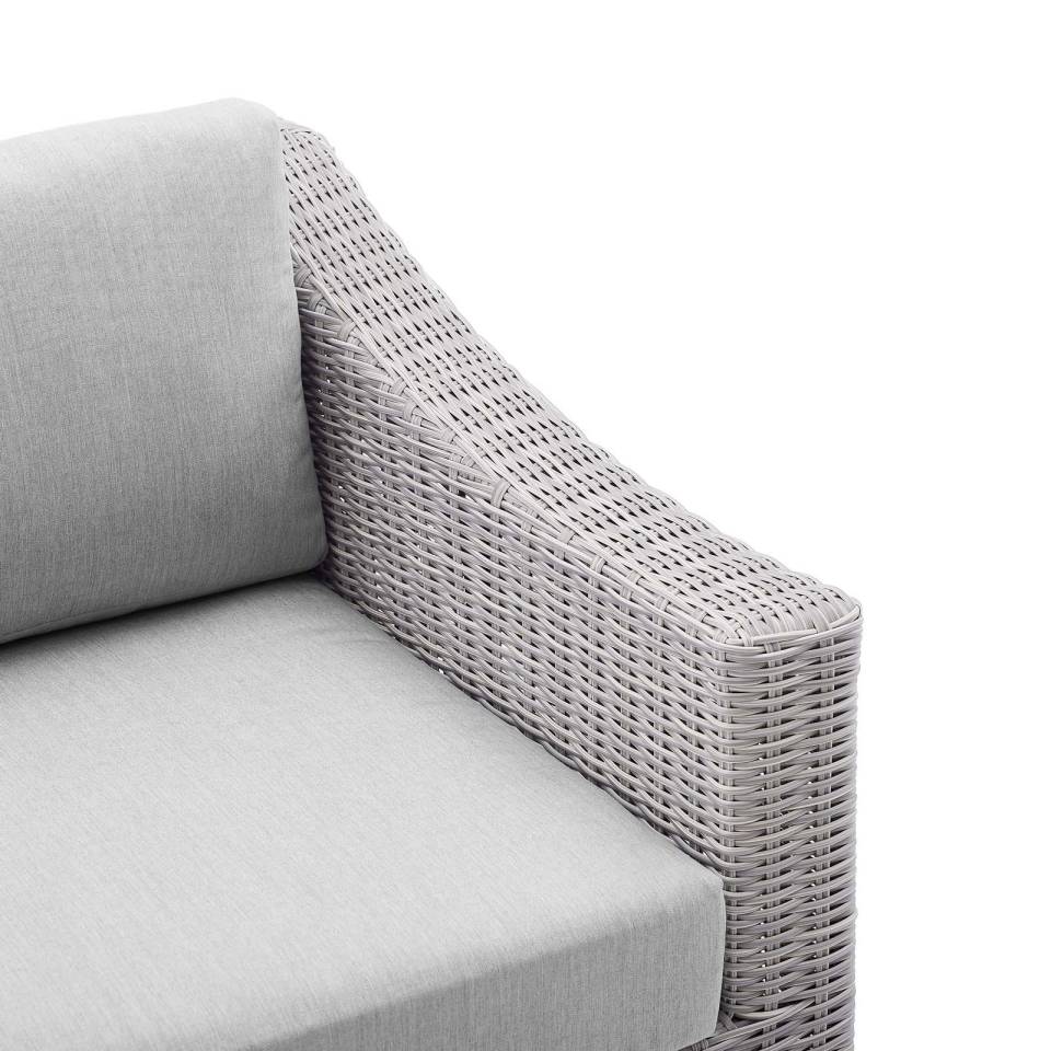Modway Conway Sunbrella® Outdoor Patio Wicker Rattan Right-Arm Chair - EEI-3976 | Outdoor Chairs | Modishstore - 5