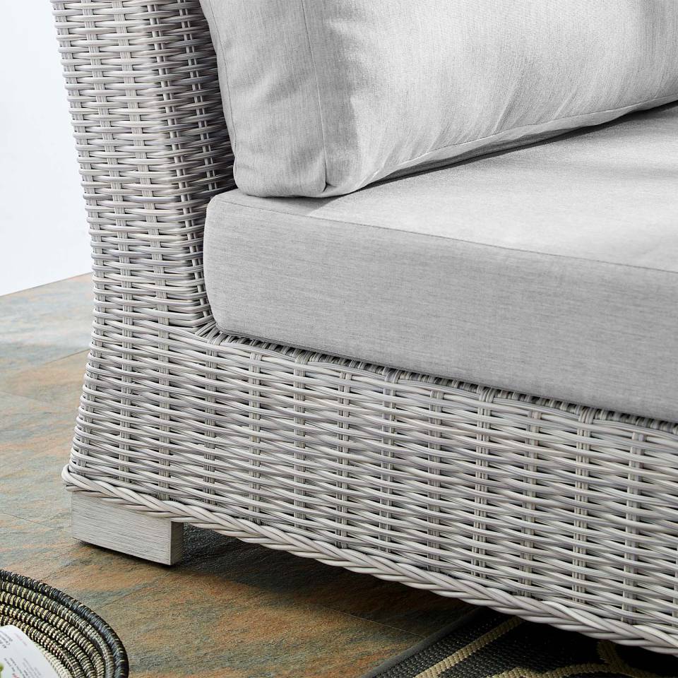 Modway Conway Sunbrella® Outdoor Patio Wicker Rattan Right-Arm Chair - EEI-3976 | Outdoor Chairs | Modishstore - 6