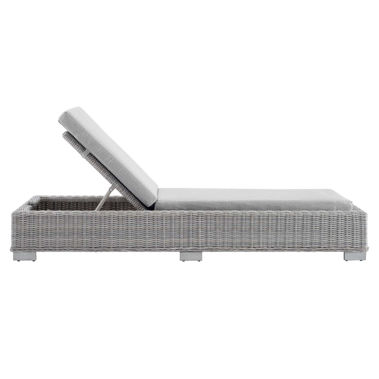 Modway Conway Sunbrella® Outdoor Patio Wicker Rattan Chaise Lounge - EEI-3978 | Outdoor Recliners & Lounge Chairs | Modishstore - 4